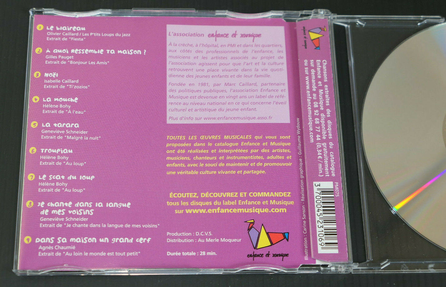 CD ENFANCE ET MUSIQUE / FETE DE LA MUSIQUE