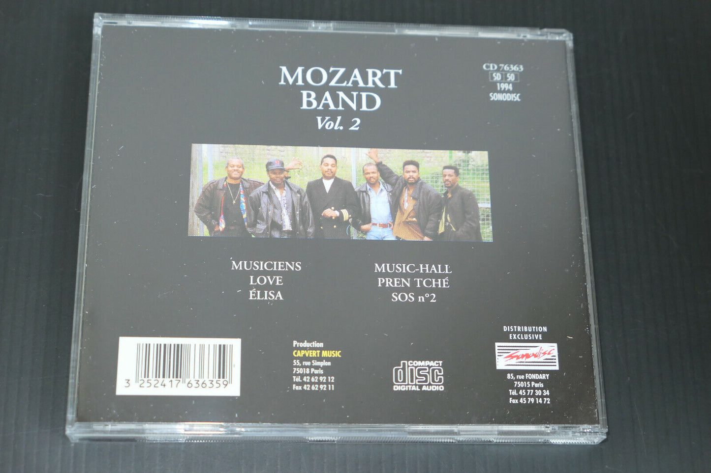 CD MOZART BAND VOL.2 / 1994 / CAPVERT MUSIC 76363