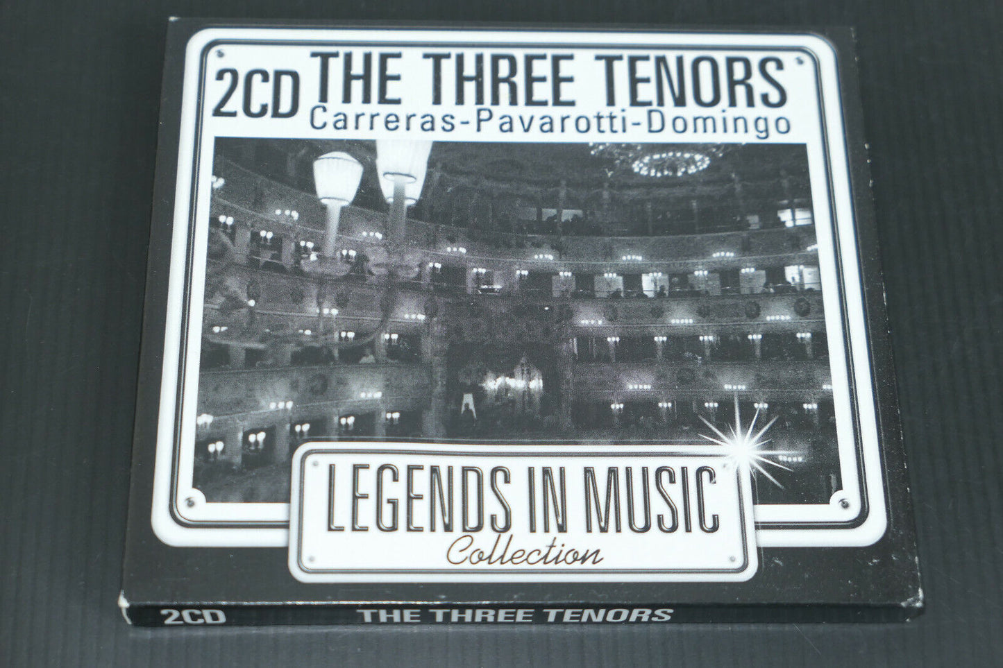 2CD THE THREE TENORS / CARRERAS PAVAROTTI DOMINGO / LEGENDS IN MUSIC 2008