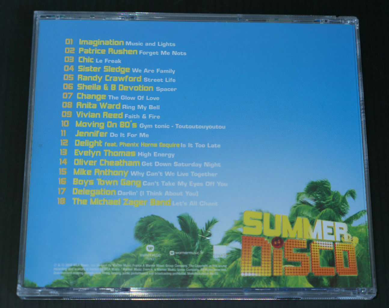 CD SUMMER DISCO / VARIOUS / COMPILATION / WARNER 2008