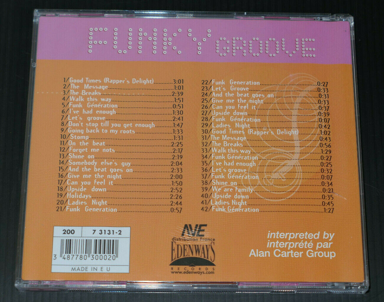 CD FUNKY GROOVE / ALAN CARTER GROUP
