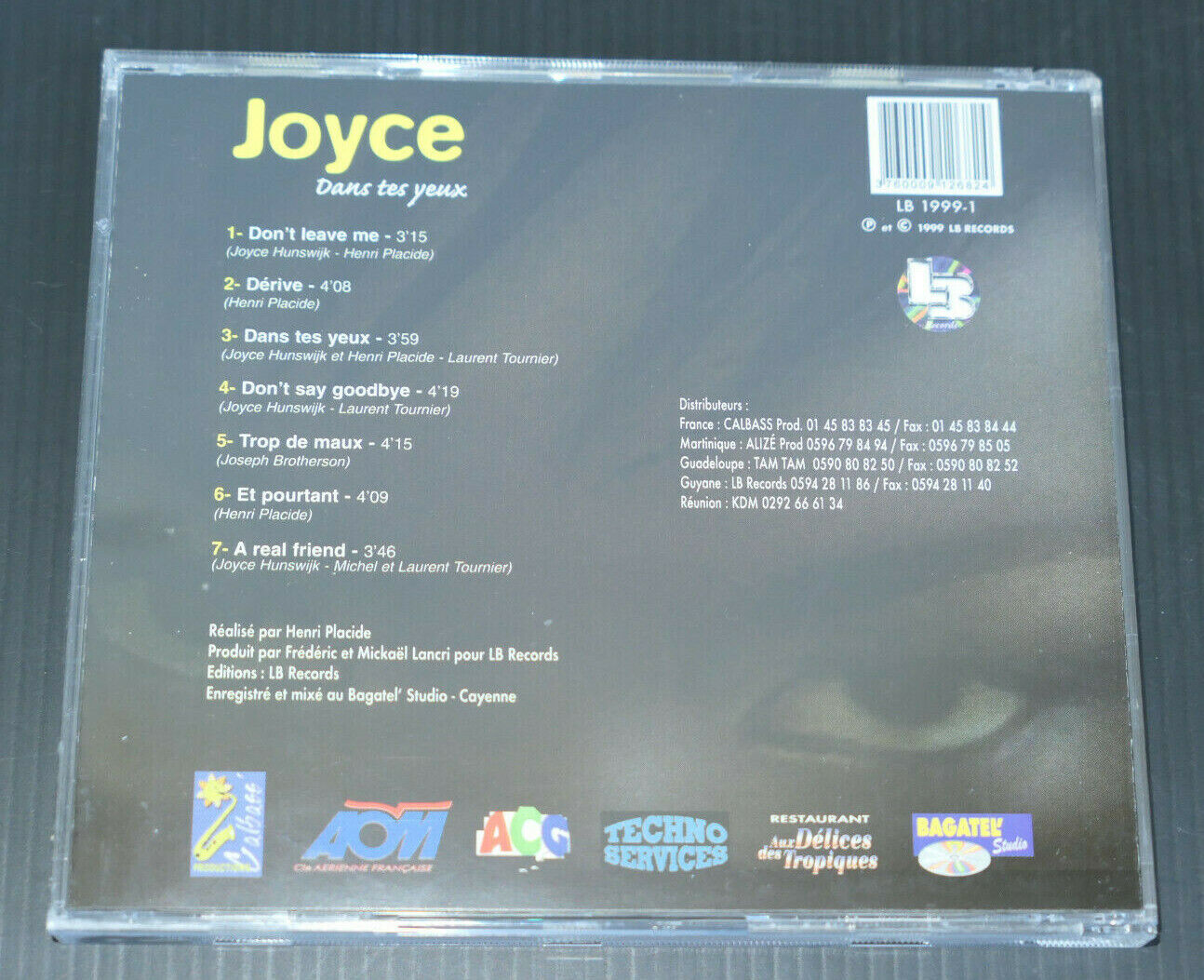 CD JOYCE / DANS TES YEUX / LB RECORDS 1999