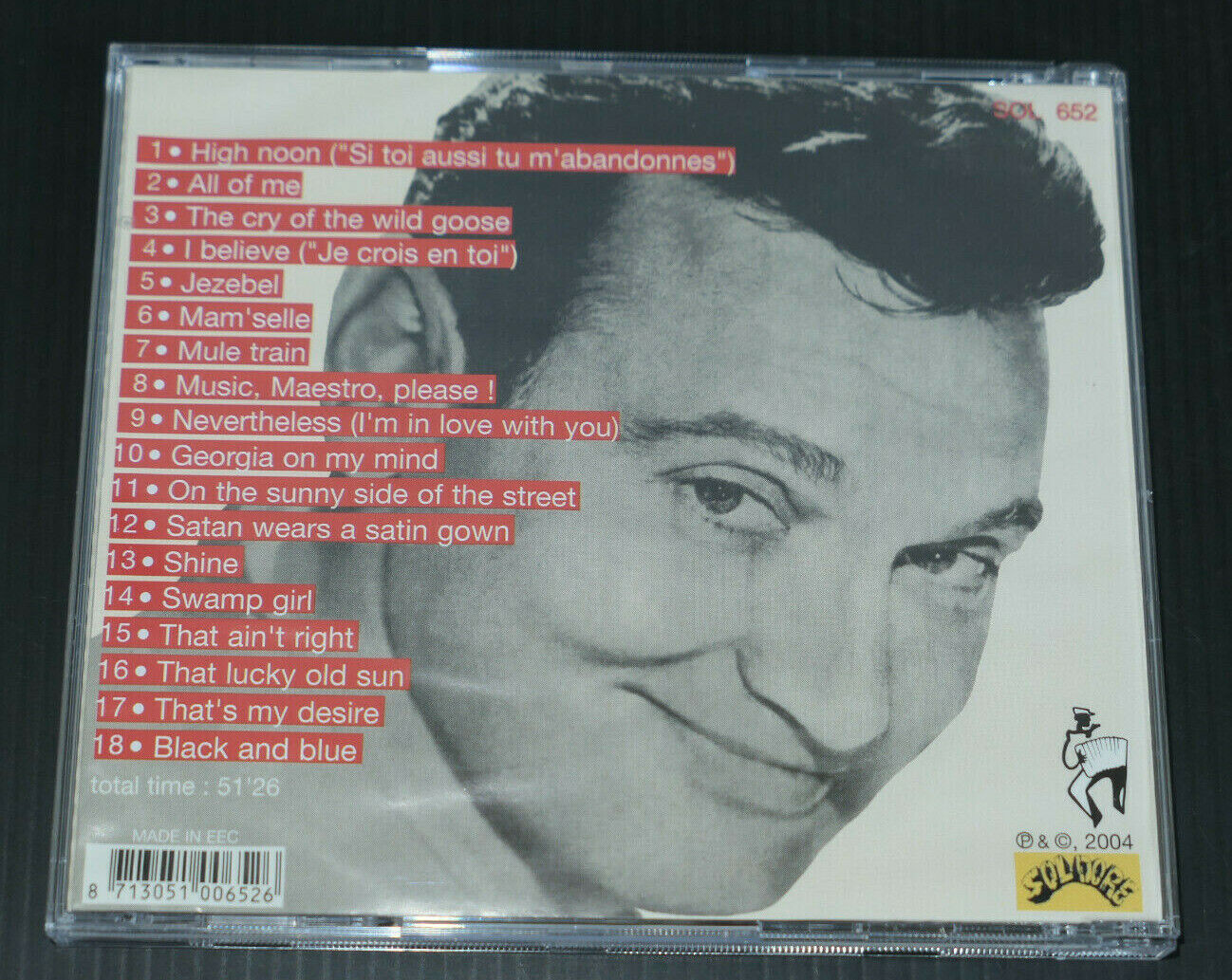 CD FRANKIE LAINE / 18 TITRES / 2004
