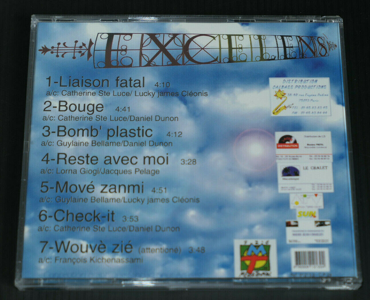 CD EXCELENS / 7 TITRES / CALBASS