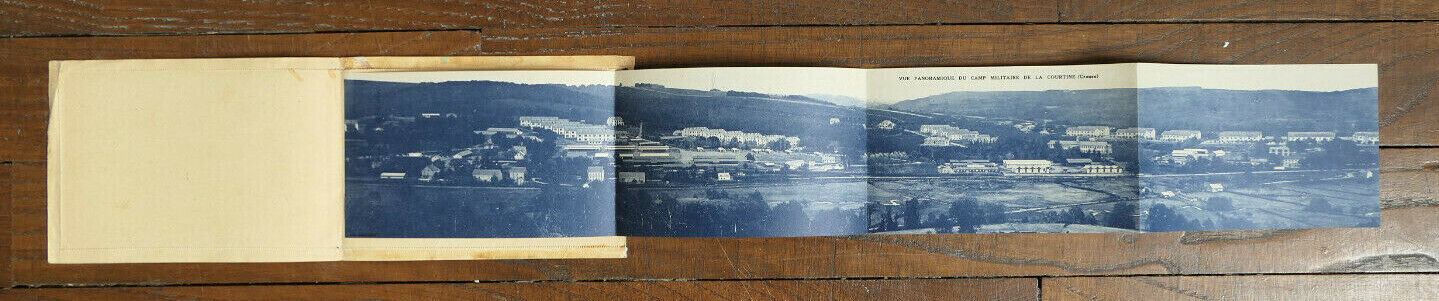 CPA CARTE-LETTRE ALBUM LA COURTINE CREUSE