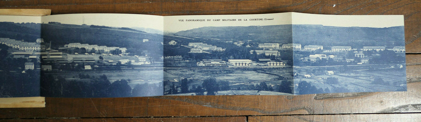 CPA CARTE-LETTRE ALBUM LA COURTINE CREUSE