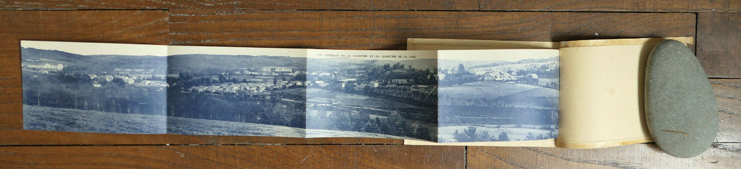 CPA CARTE-LETTRE ALBUM LA COURTINE CREUSE