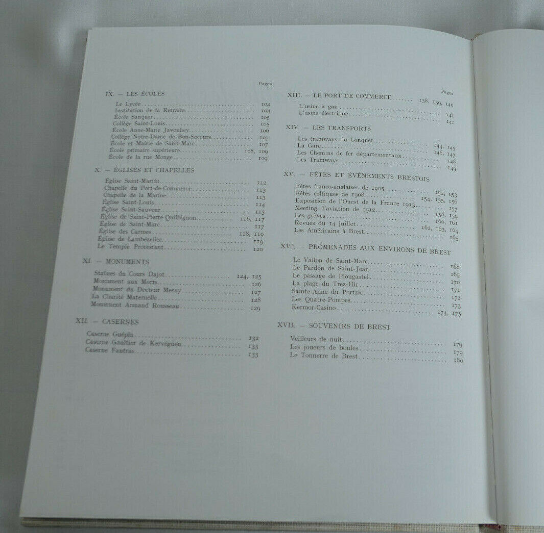 LE VIEUX BREST ET SES CARTES POSTALES / J. FOUCHER ET G.M. THOMAS / 1977