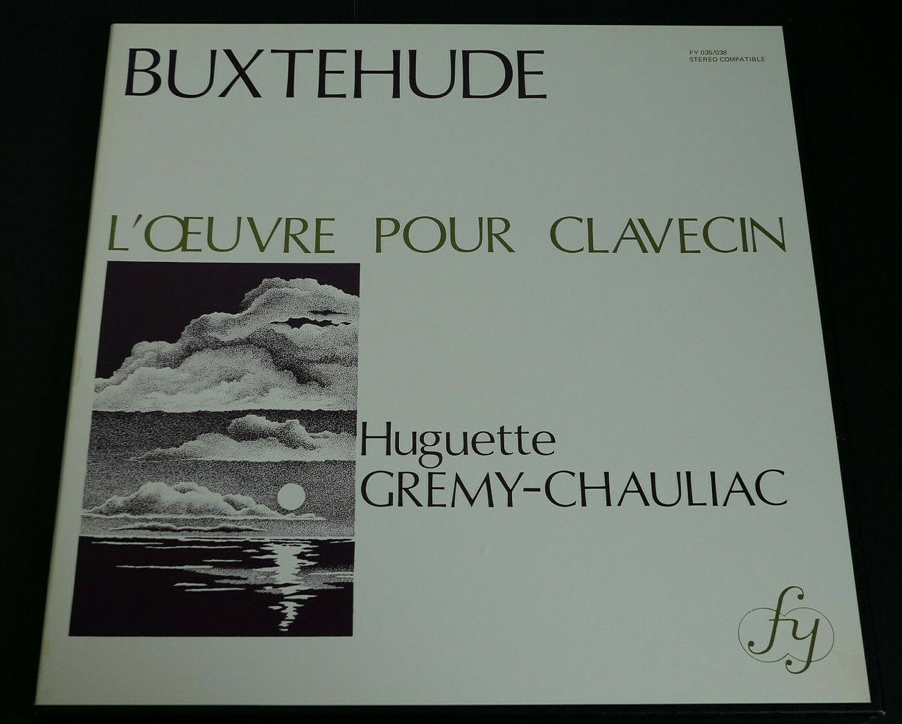 BUXTEHUDE L'OEUVRE POUR CLAVECIN / HUGUETTE GREMY-CHAULIAC / BOX 4LP / FY