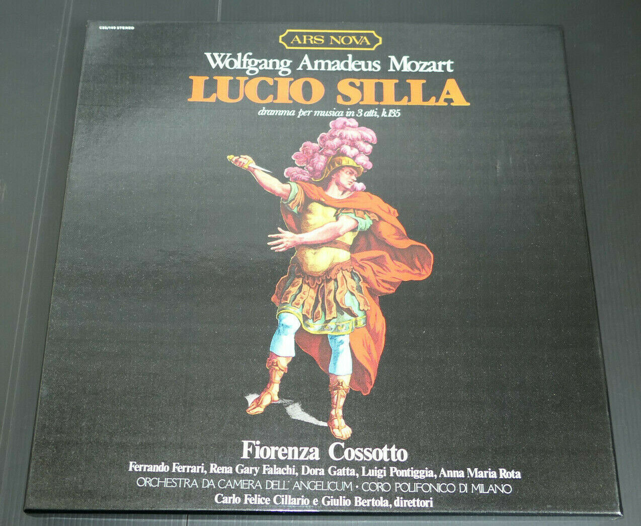 BOX 3LP / MOZART / LUCIO SILLA / FIORENZA COSSOTTO / ARS NOVA C5S/149 ITALY