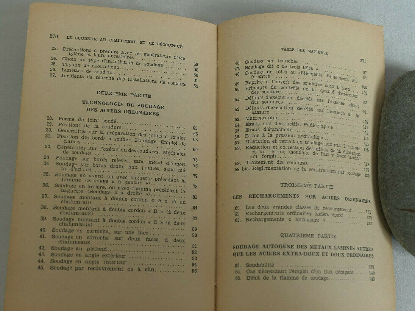 POUR LE SOUDEUR AU CHALUMEAU ET LE DECOUPEUR / L. MENDEL / DUNOD 1948