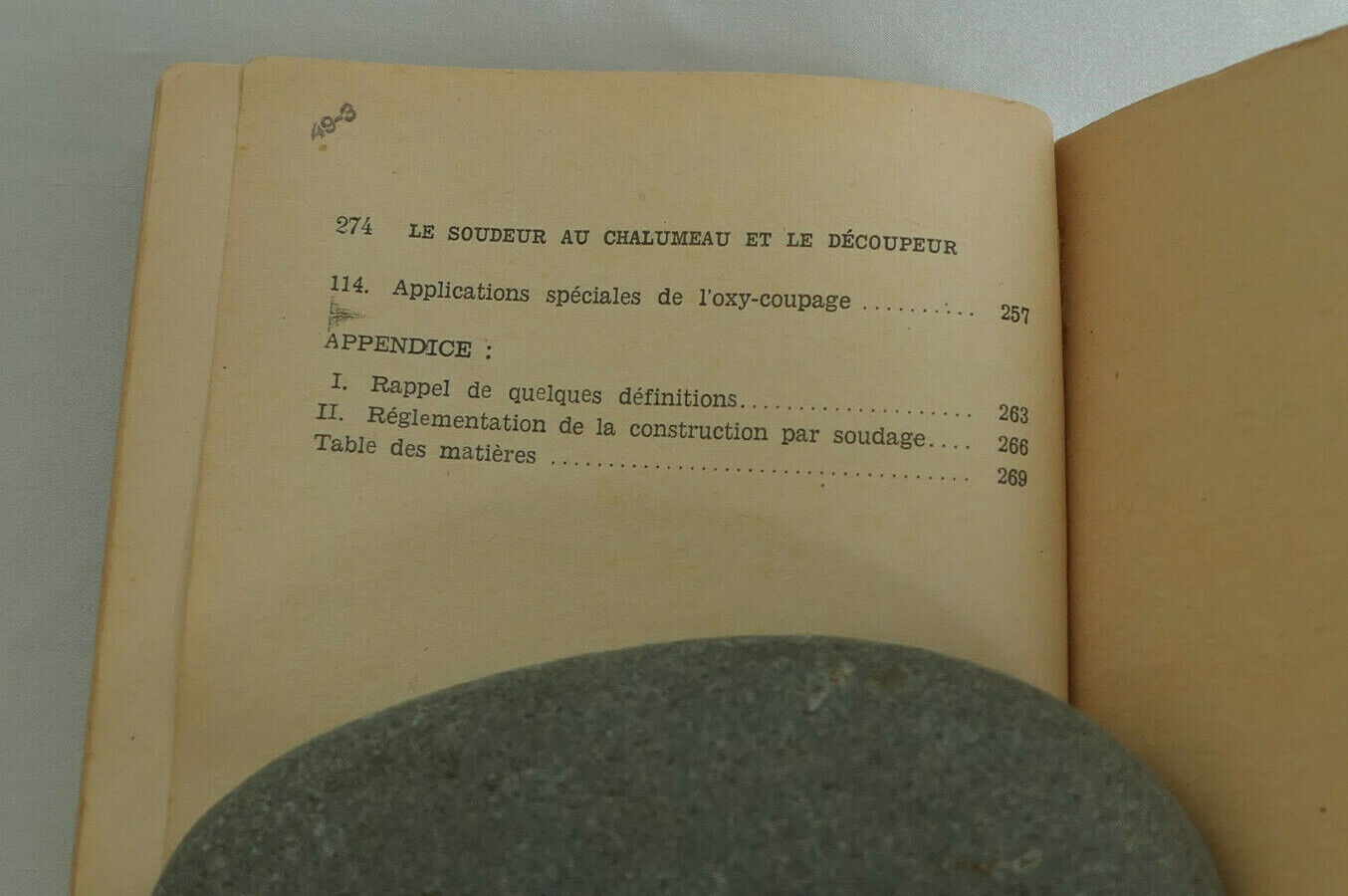 POUR LE SOUDEUR AU CHALUMEAU ET LE DECOUPEUR / L. MENDEL / DUNOD 1948