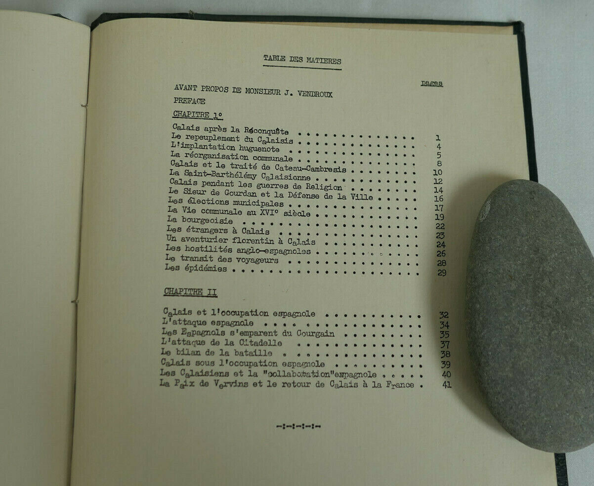 NELLY MULARD / CALAIS AU TEMPS DES LYS TOME I / LES CAHIERS DU VIEUX CALAIS 1961
