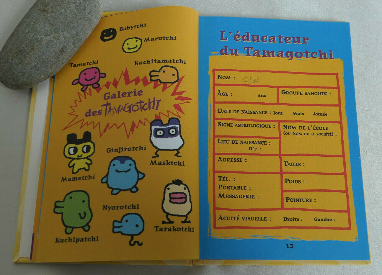 J'ELEVE MON TAMAGOTCHI / BANDAI / MICHEL LAFON 1997 / RARE