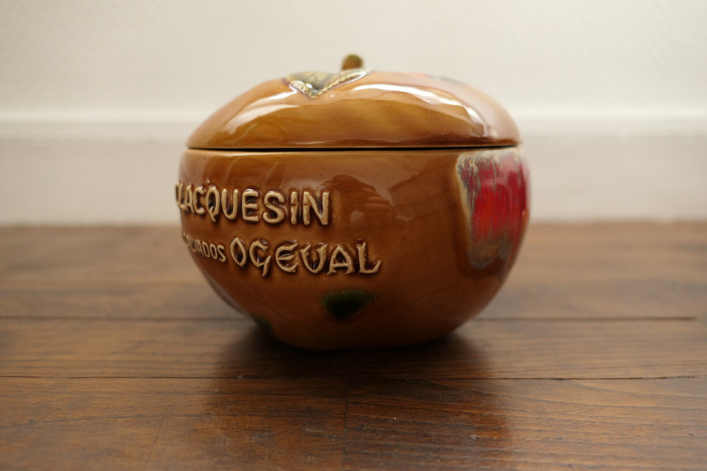 ANCIEN POT GLACONS CERAMIQUE ALCOOL CLACQUESIN CALVADOS OGEVAL ROUSSILLON
