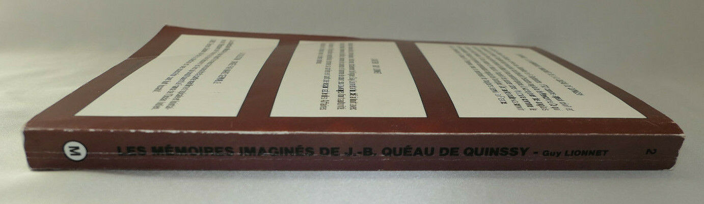LES MEMOIRES IMAGINES DE J.-B. QUEAU DE QUINSSY / GUY LIONNET / 1988