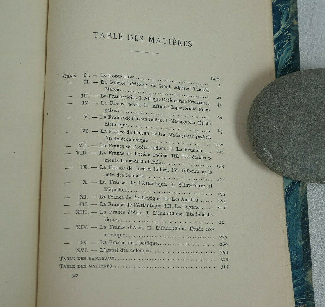 LA FRANCE DES CINQ PARTIES DU MONDE / OCTAVE HOMBERG / PLON 1928 / SIGNE