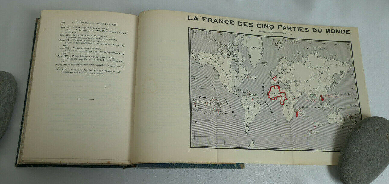 LA FRANCE DES CINQ PARTIES DU MONDE / OCTAVE HOMBERG / PLON 1928 / SIGNE