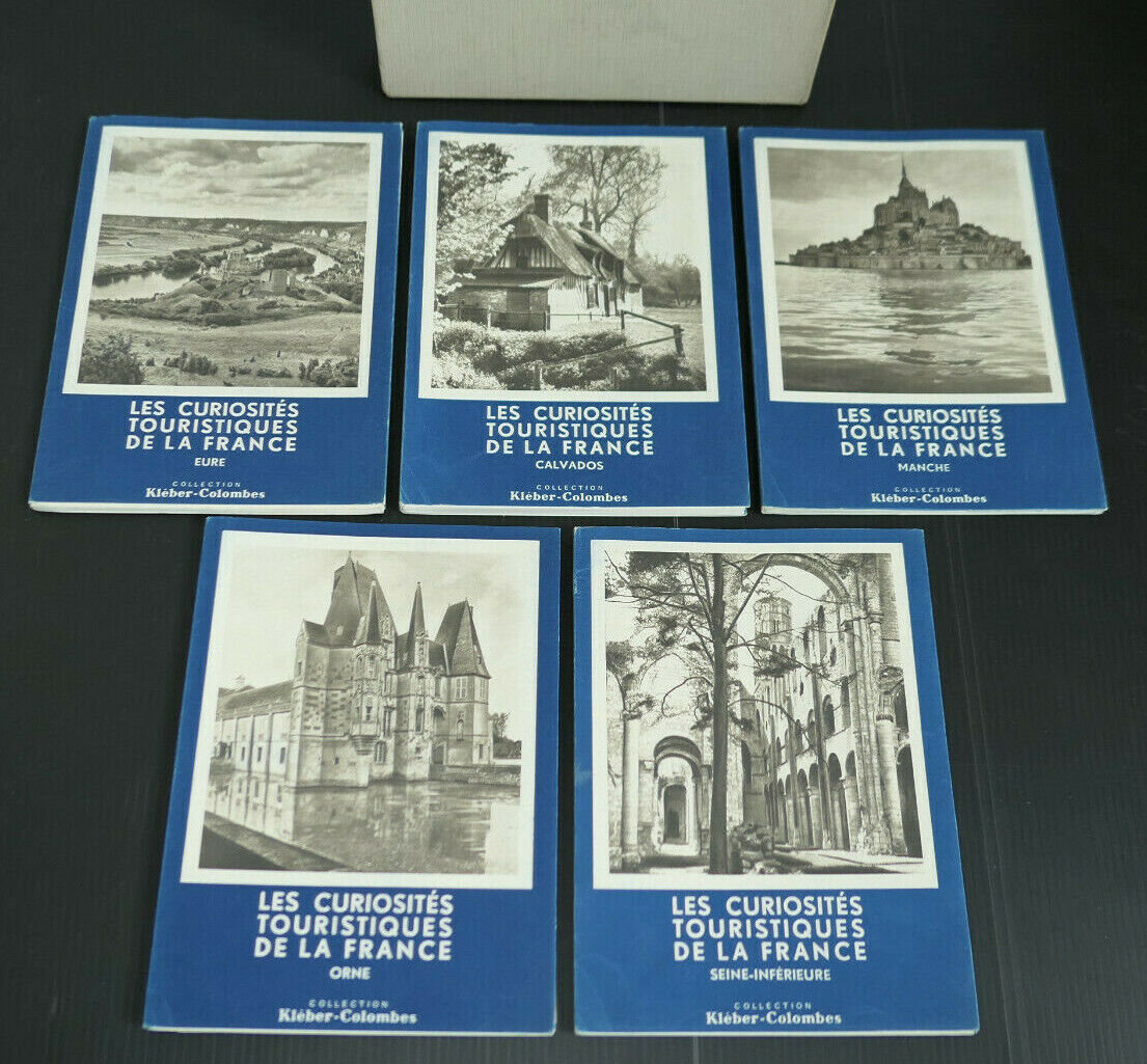 LES CURIOSITES TOURISTIQUES DE LA FRANCE / COFFRET 5 VOLUMES / HENRY DE SEGOGNE