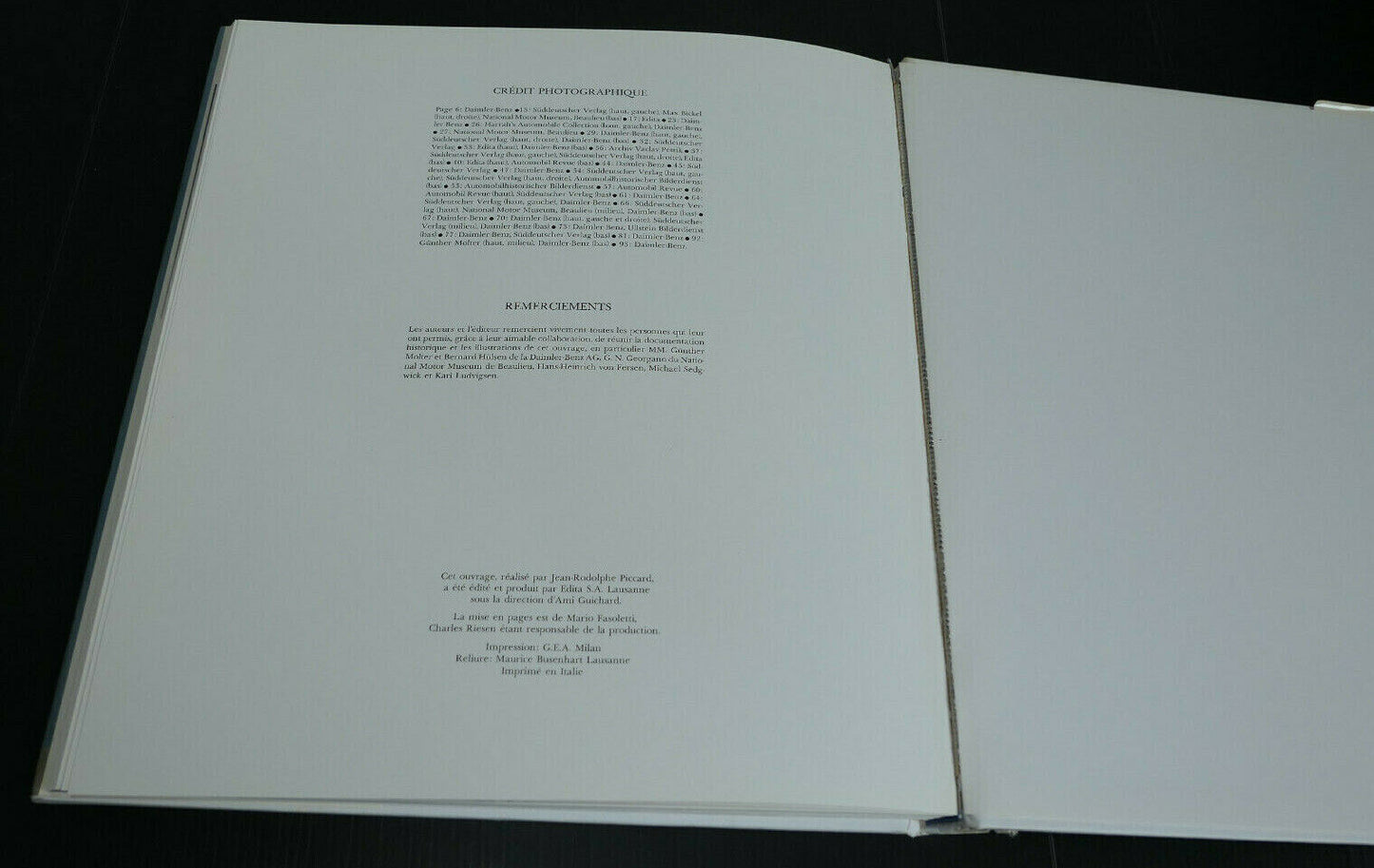 LES MERCEDES A COMPRESSEUR / EDITA LAZARUS 1979