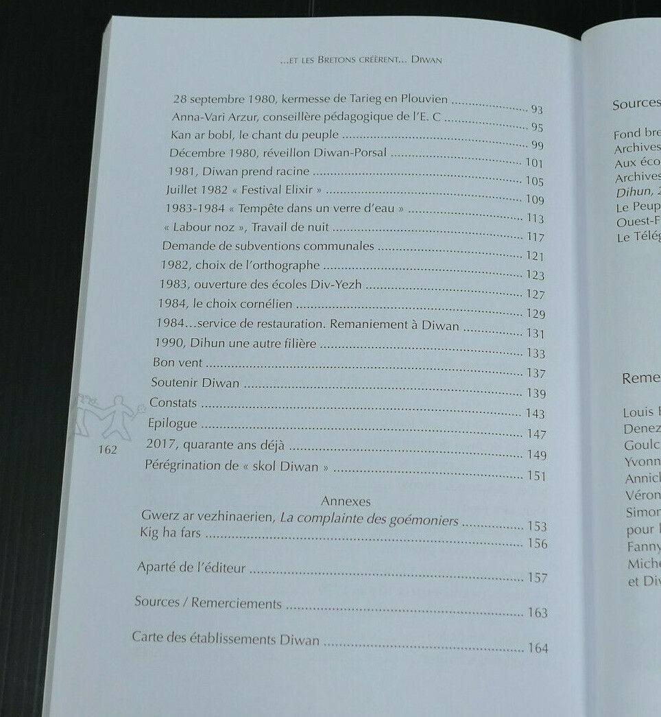 AND THE BRETONS CREATED DIWAN / PIERRE-MARIE MALLEGOL / 2018 / DEDICATION