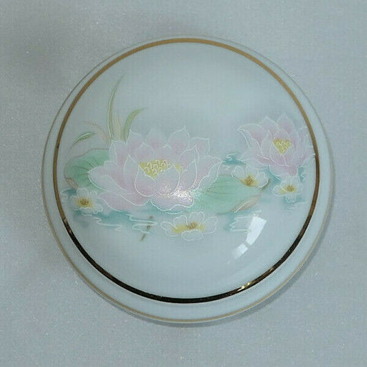 ANCIENNE PETITE BOITE BONBONNIERE EN PORCELAINE DE LIMOGES CLAUDE CARPENET