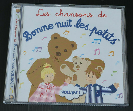 CD LES CHANSONS DE BONNE NUIT LES PETITS / VOLUME 1 / 22 CHANSONS / 2003