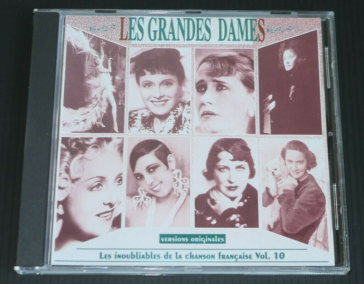 CD LES GRANDES DAMES / LES INOUBLIABLES DE LA CHANSON FRANCAISE VOL.10