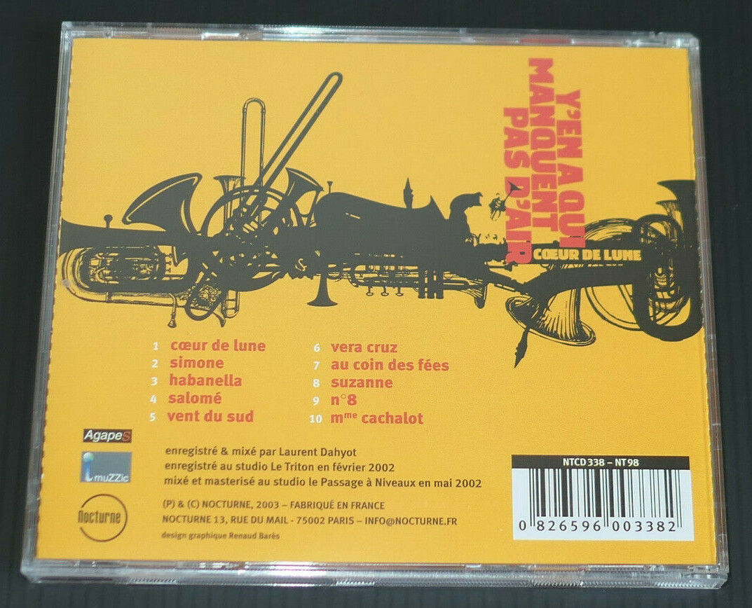 CD COEUR DE LUNE / THERE ARE SOME WHO DON'T LACK AIR / 2003