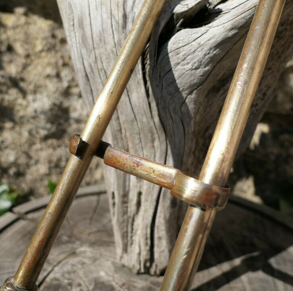 ANCIENNE PINCE A CHARBON OLD CHARCOAL CLAMP METAL TOOL