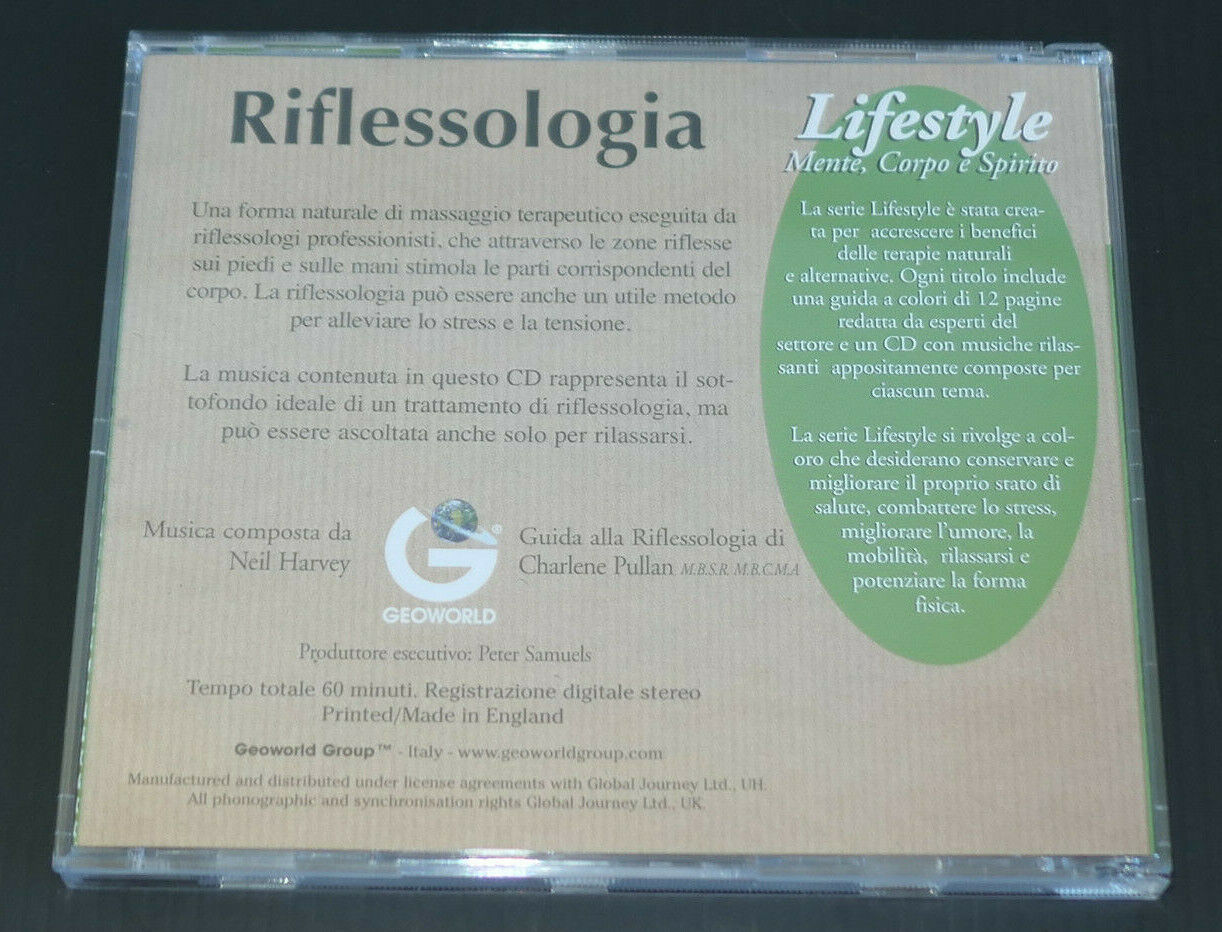 CD GEOWORLD MUSIC LIFESTYLE / RIFLESSOLOGIA / NEIL HARVEY
