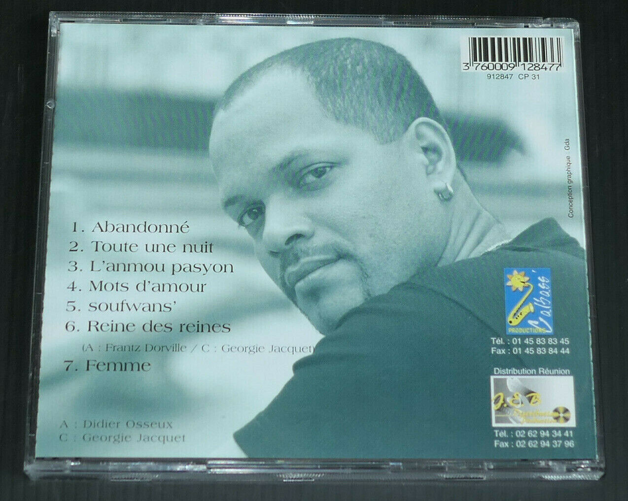 CD DIDIER OSSEUX / DECLARATION OF LOVE / CALBASS