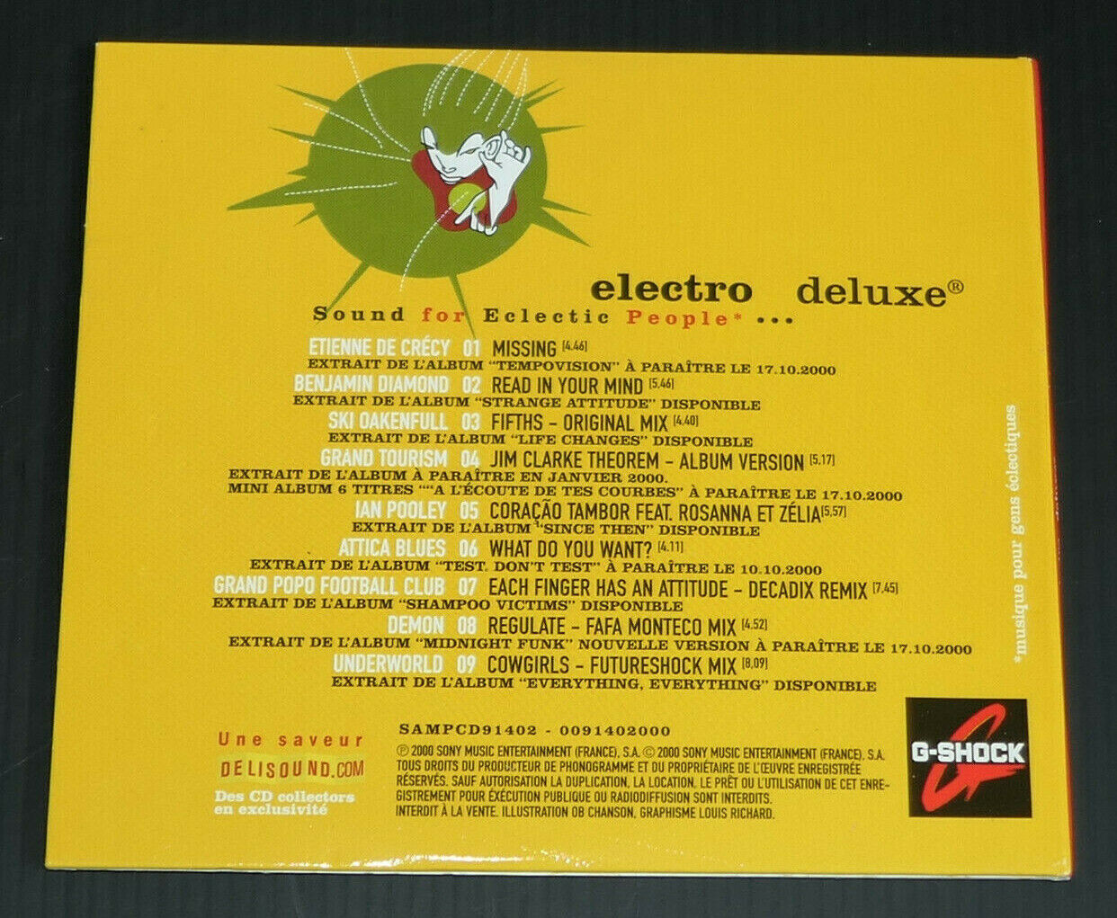 PROMO CD ELECTRO DELUXE / SOUND FOR ECLECTIC PEOPLE / 2000