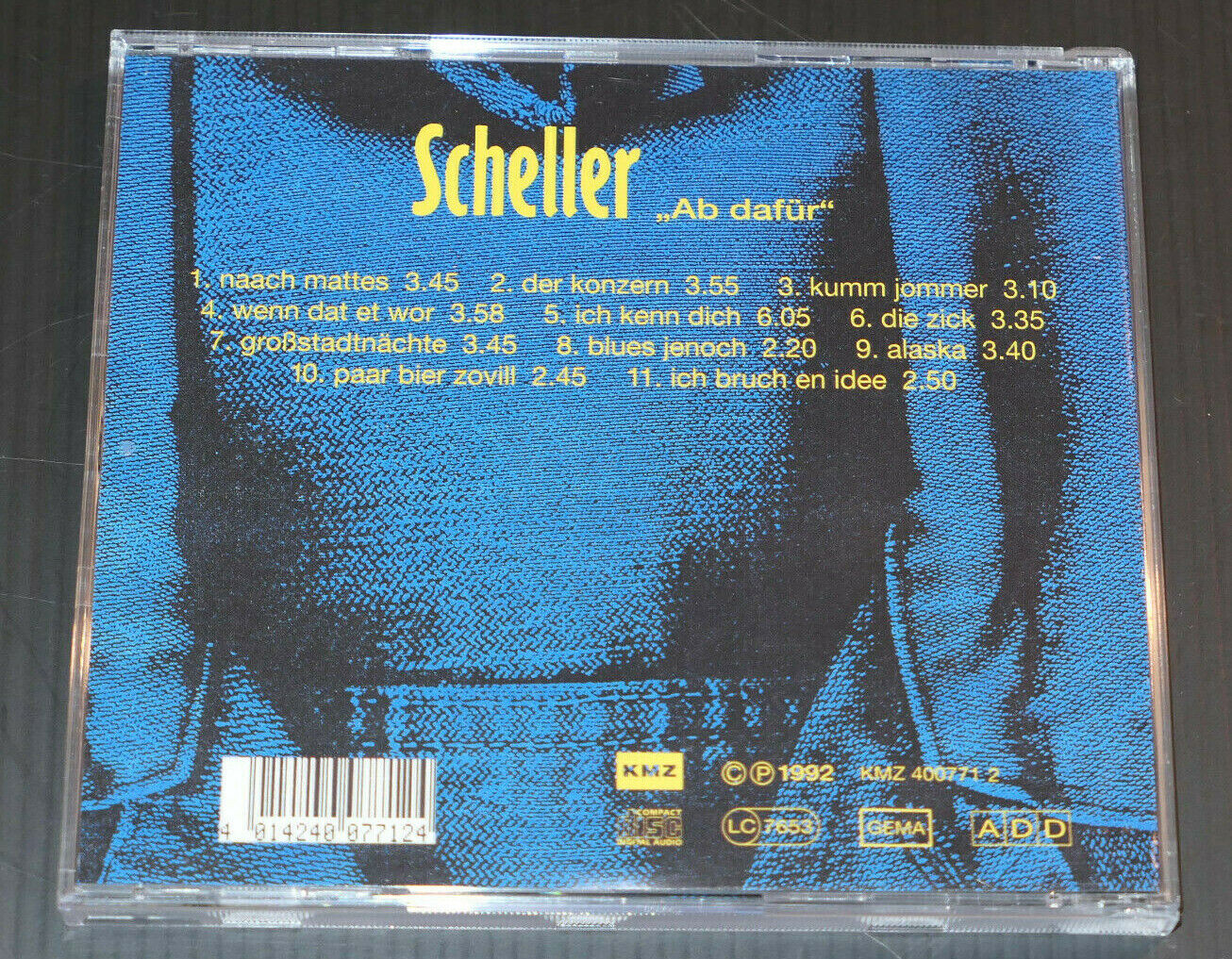 CD SCHELLER / AB DAFUR / KMZ 1992