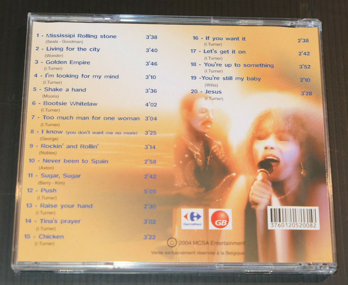 CD IKE & TINA TURNER / GOLDEN EMPIRE / COMPILATION 20 TITLES / 2004