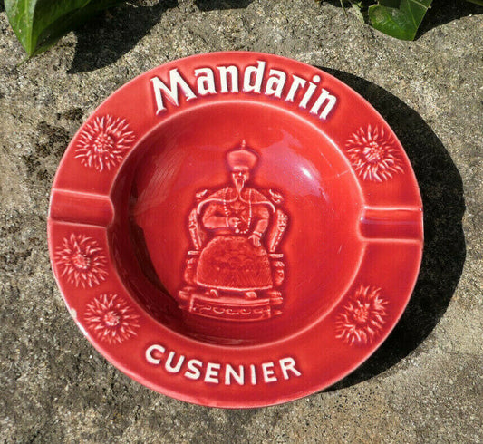 ANCIEN CENDRIER MANDARIN CUSENIER COLLECTION DECO TABAC BISTROT ALCOOL