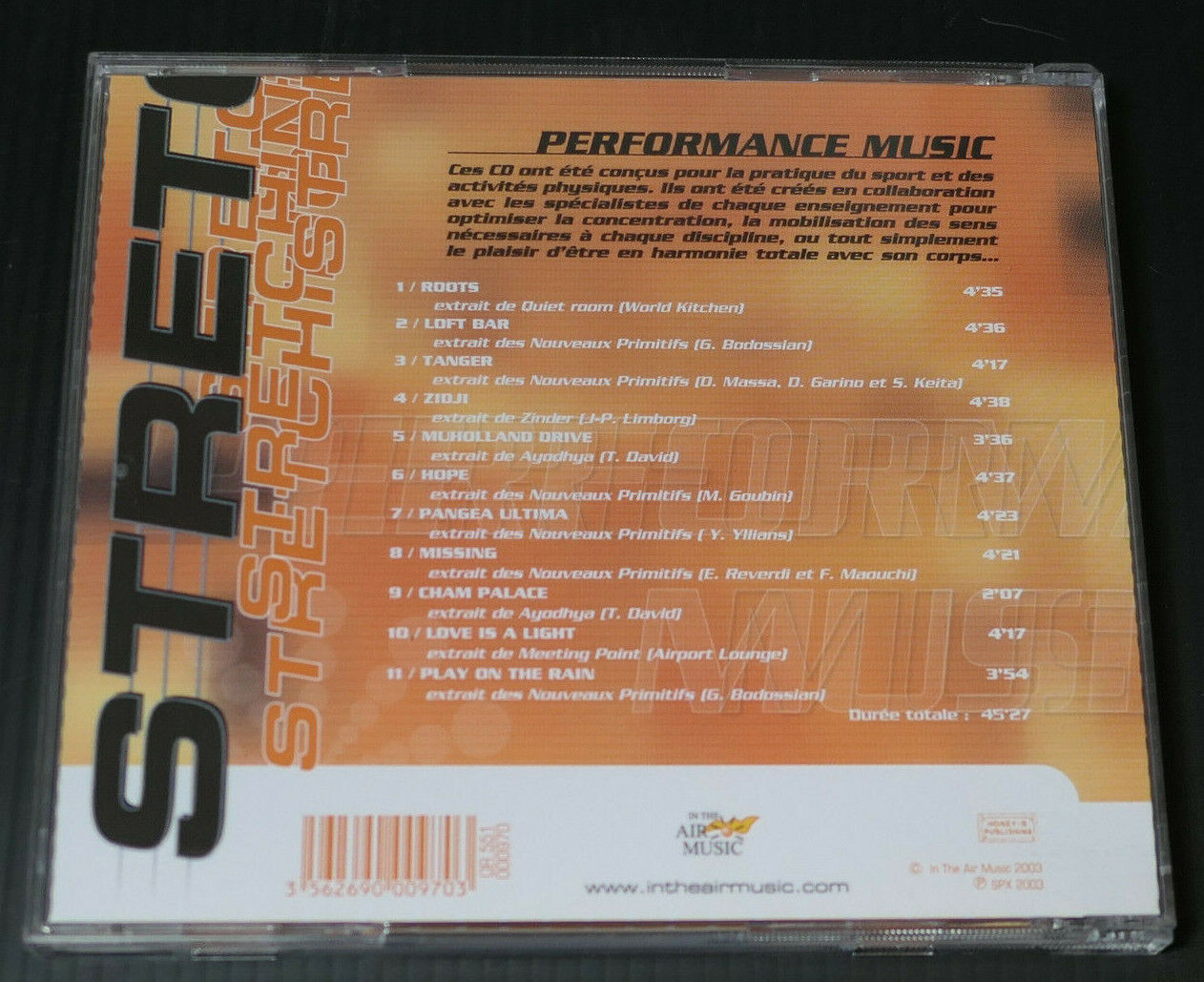 CD STRETCHING SPORT / PERFORMANCE MUSIC 2003