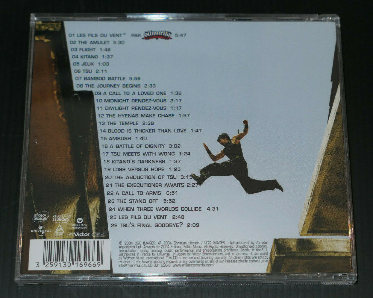 CD BOF / OST / LES FILS DU VENT / LE GROUPE YAMAKASI / 2004