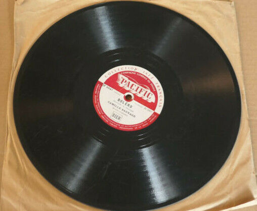 78T 78RPM CAMILLE SAUVAGE ET SON ORCHESTRE / WEECK BOOGIE / PACIFIC JF 6047