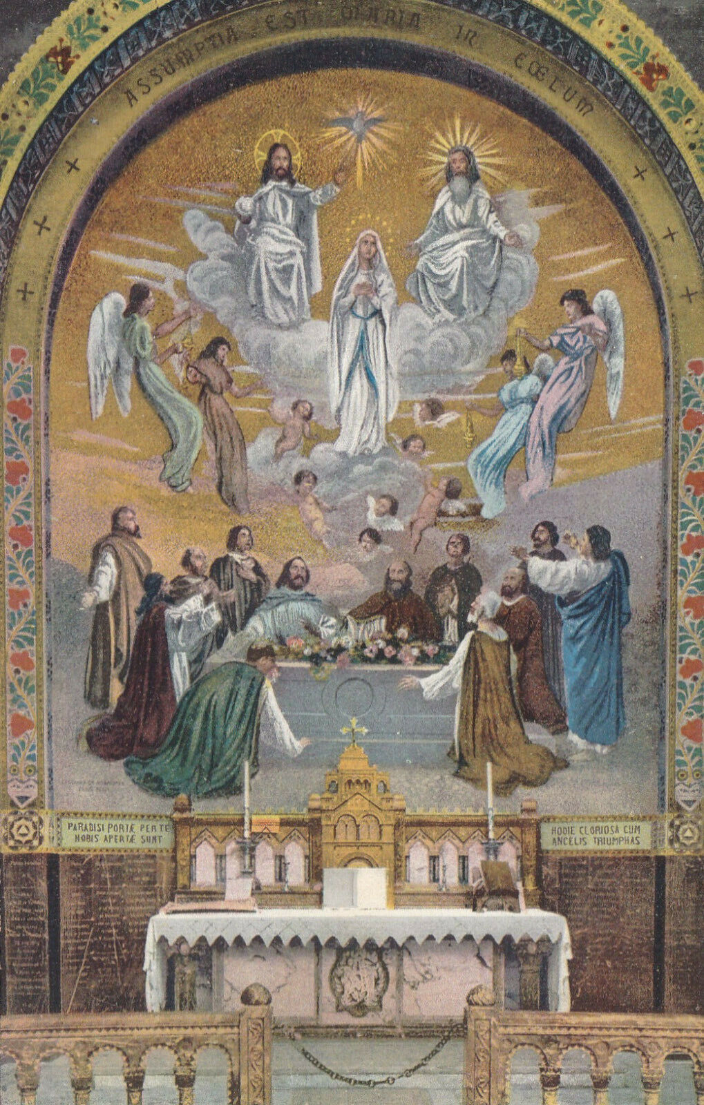 POCHETTE DE 15 CARTES POSTALES ANCIENNES CPA LOURDES LES MOSAIQUES DU ROSAIRE LL