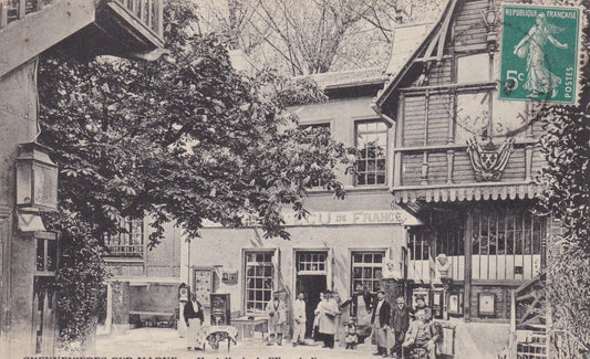 CARTE POSTALE ANCIENNE CPA CHENNEVIERES-SUR-MARNE HOSTELLERIE DE L'ECU DE FRANCE