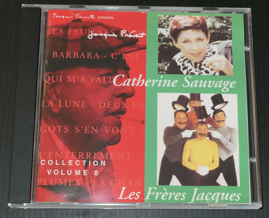 CD CATHERINE SAUVAGE LES FRERES JACQUES / COLLECTION JACQUES PREVERT / CANETTI