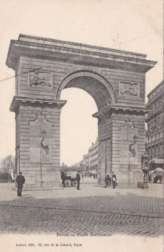 CARTE POSTALE ANCIENNE CPA DIJON PORTE GUILLAUME (1904)