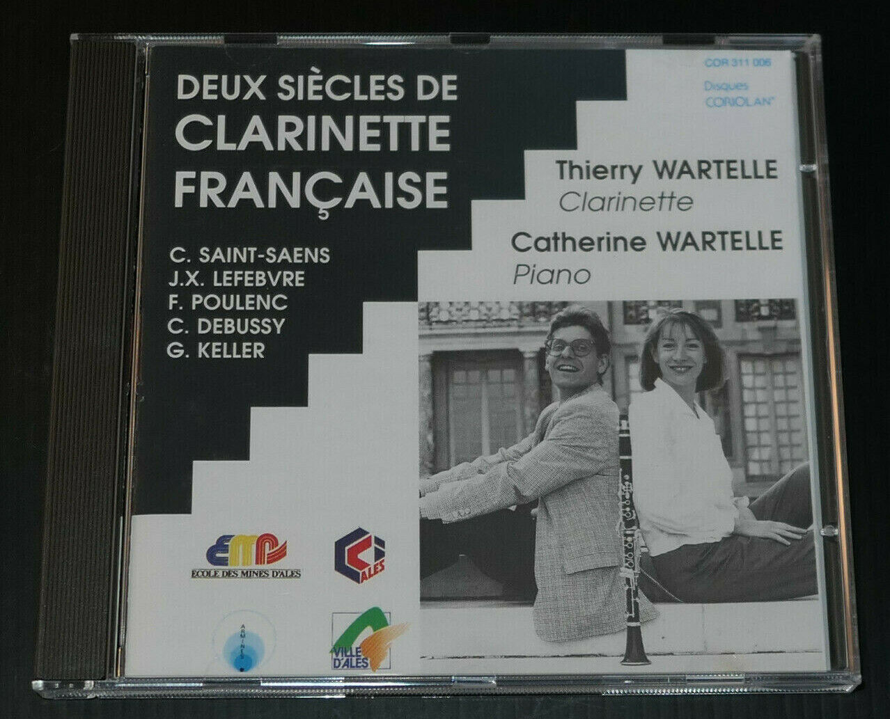 CD CATHERINE & THIERRY WARTELLE / TWO CENTURIES OF FRENCH CLARINET / 1990