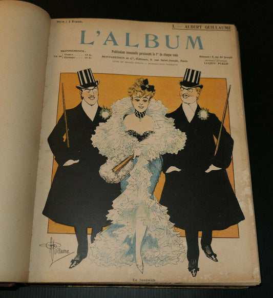 L'ALBUM / RELIURE DE 15 NUMEROS 1901-1902 + ALBUM FORAIN (TALMEYR)