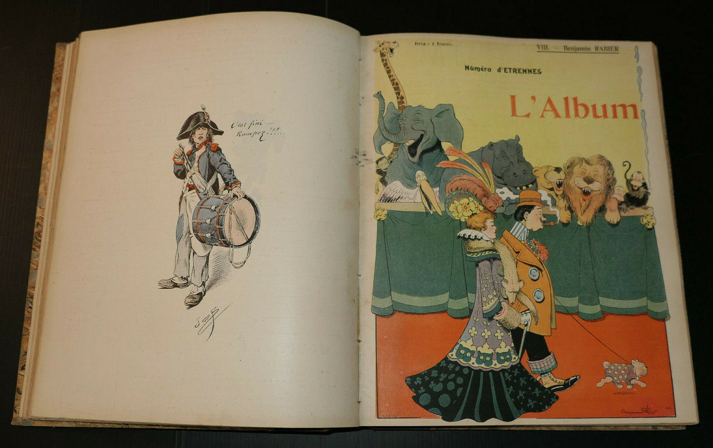 L'ALBUM / RELIURE DE 15 NUMEROS 1901-1902 + ALBUM FORAIN (TALMEYR)