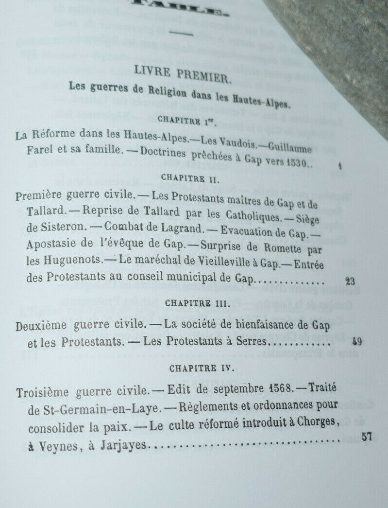LES GUERRES DE RELIGION ET LA SOCIETE PROTESTANTE DANS LES HAUTES-ALPES / 1996