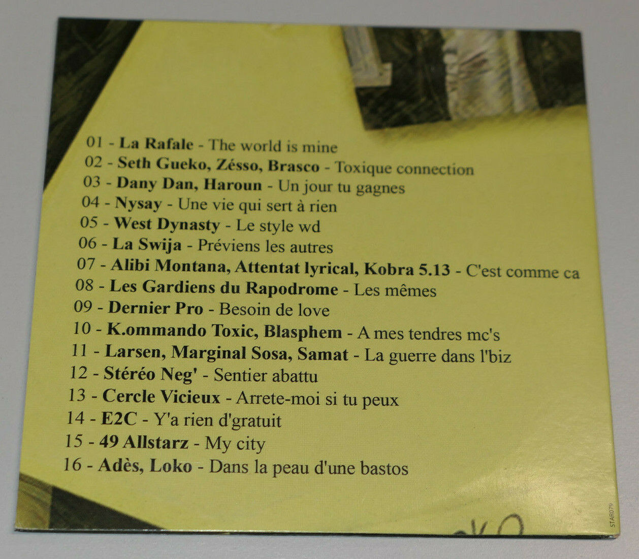 CD 16 TITRES RAP FRANCAIS / LES CHRONIQUES DE L'ASPHALTE