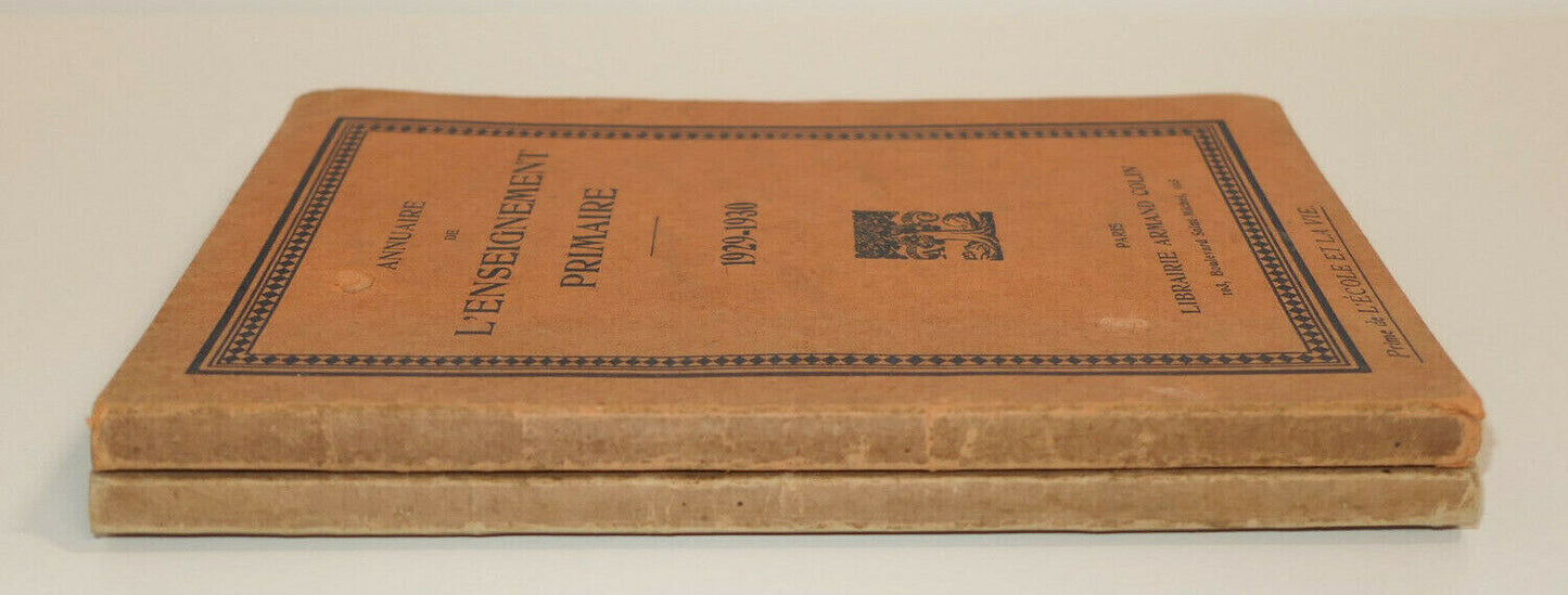 ANNUAIRE DE L'ENSEIGNEMENT PRIMAIRE 1928 1929 1930 / ARMAND COLIN