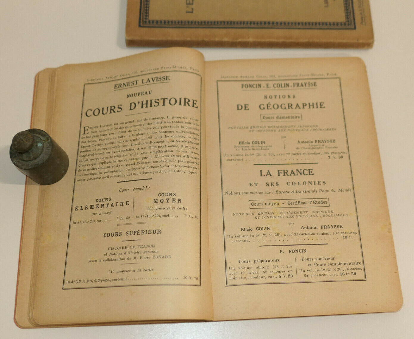 ANNUAIRE DE L'ENSEIGNEMENT PRIMAIRE 1928 1929 1930 / ARMAND COLIN